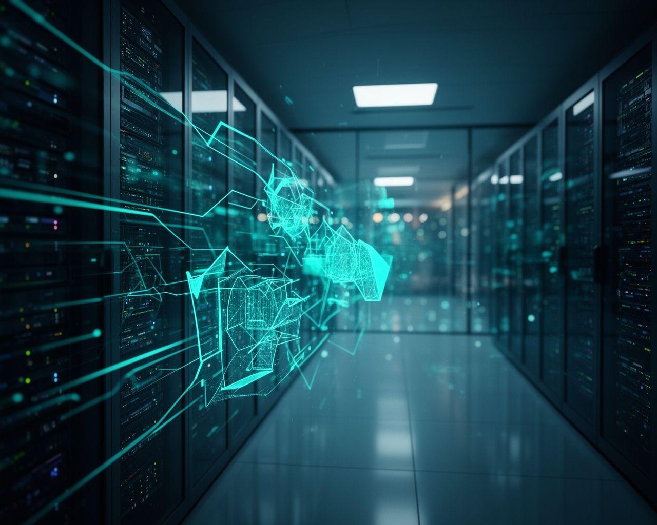 Sophisticated server architecture and data stream visualisation